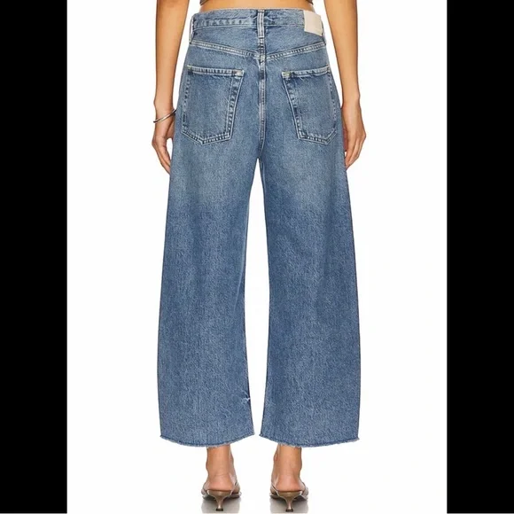 Citizens Of Humanity Ayla Barrel Bow Leg Jean in Telegraph Raw Hem 27 - Picture 4 of 16